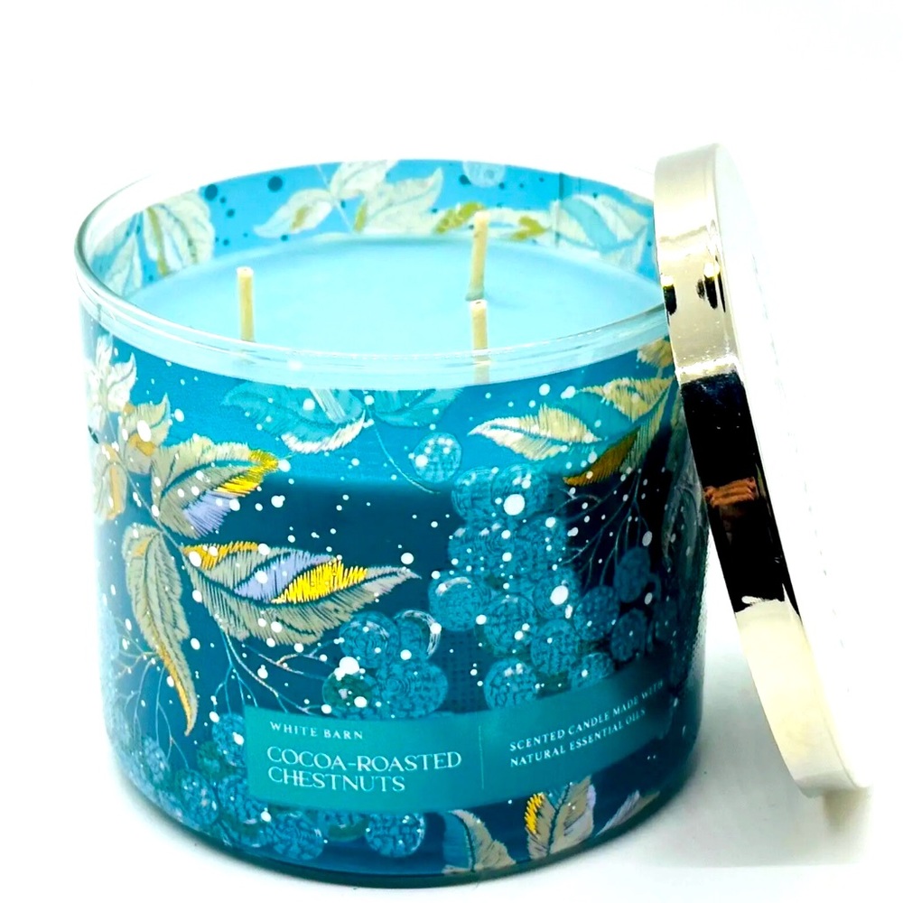 Bath and Body Works Cocoa-Roasted Chestnuts Three Wick Candle
